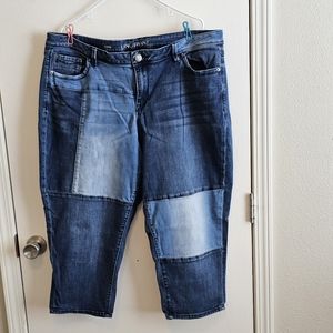 Women's plus size, patchwork Capri from Lane Bryant, sz 20